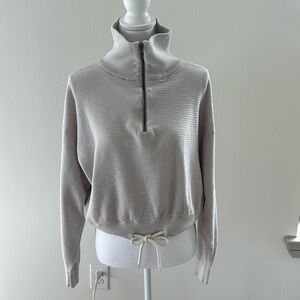 Varley Cotton Half Zip Knit